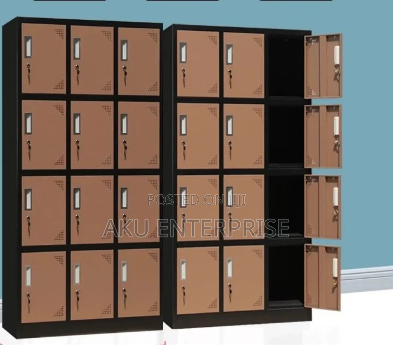 Steel Locker Storage Cabinet With 12 Doors