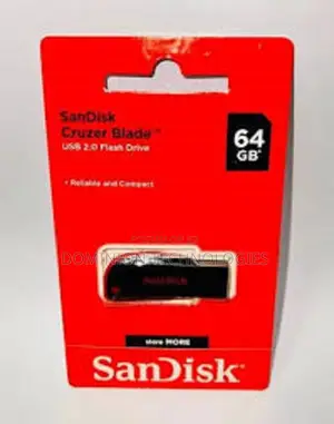Sandisk Cruzer Blade 64GB USB 2.0 Flash Drive- SDCZ50-064G-B
