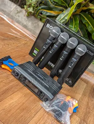 Bomge Wireless Microphone, Professional 4 Channels
