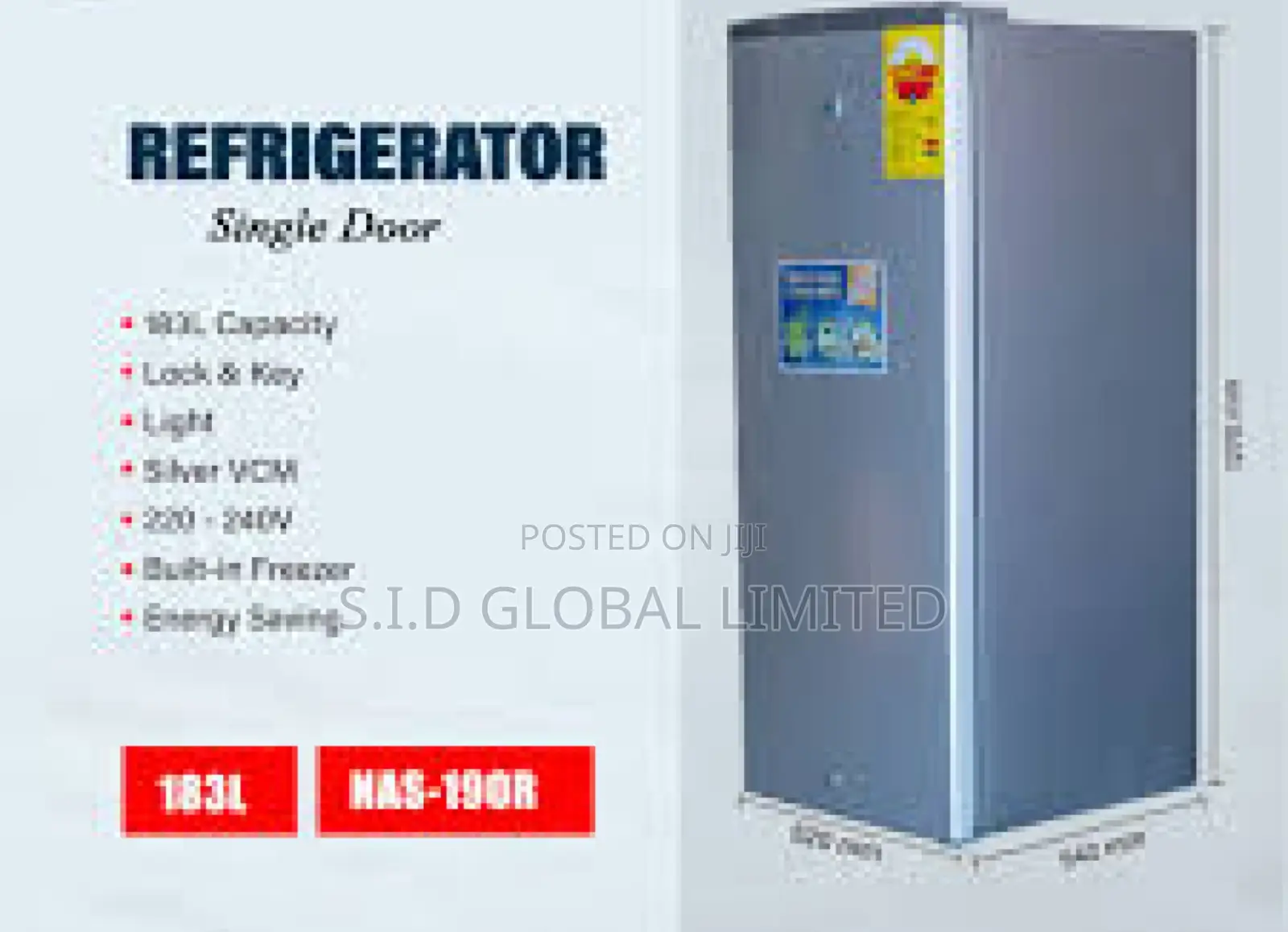 Preserve. Chill. Enjoy NASCO-175LTR-SINGLE-DOOR-REFRIGERATOR