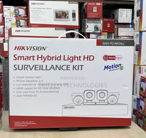 Hikvision 4ch Kit Full Color+Audio 2024 Model
