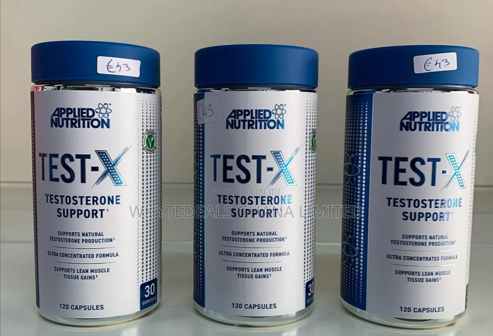 Applied Nutrition Test-x Testosterone Boost-sex Drive+Libido