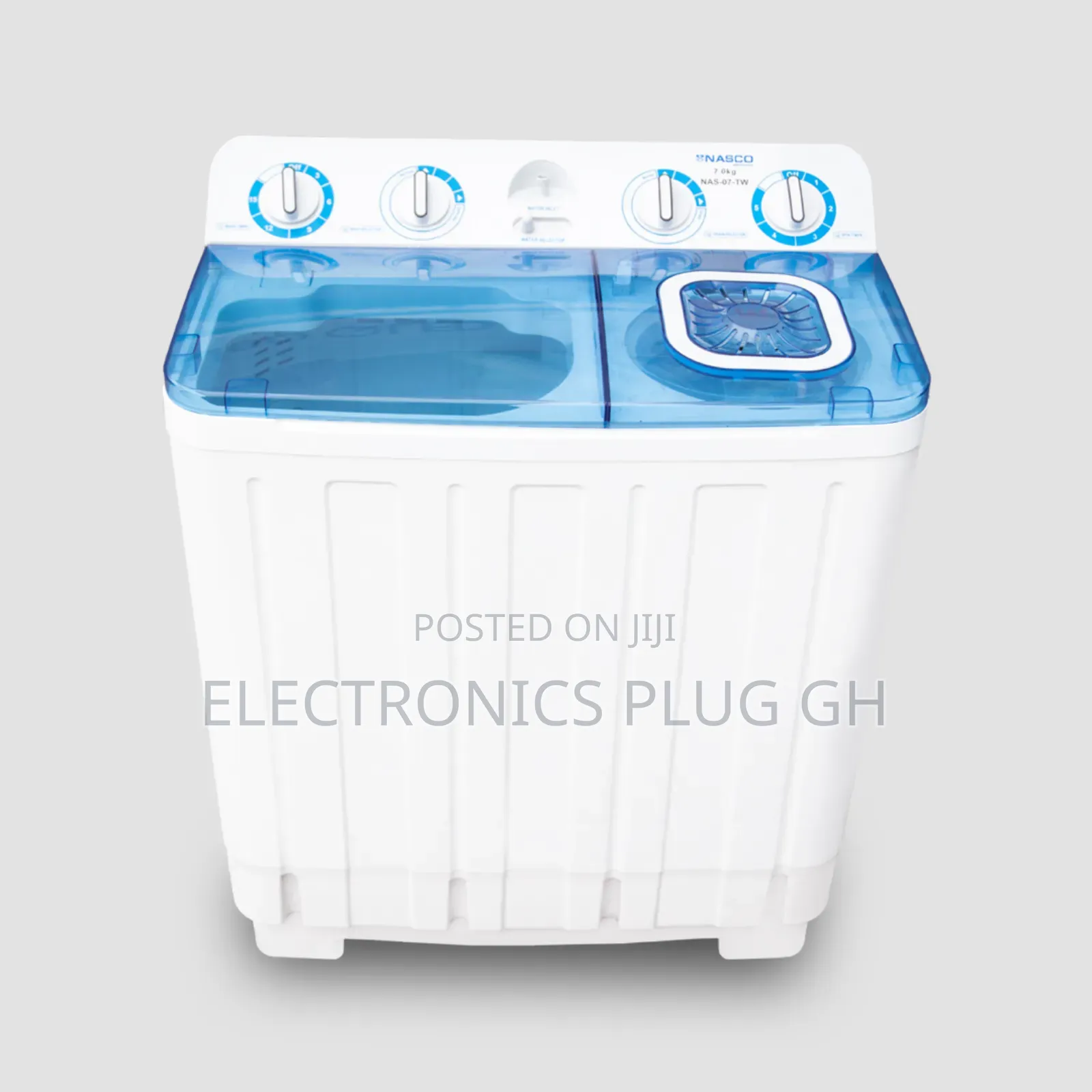 Nasco 7kg Twin Top Washing Machine