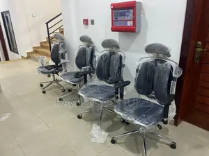 Orthopedic Leather Adjustable Swivel Chair