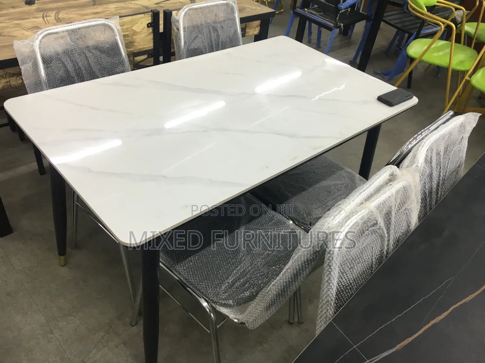 Dining Sets (Marble Table With Chairs)