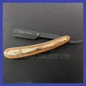 Wood Handle Shaving Razor Swing Lock