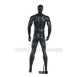 Man Black Muscular Mannequins
