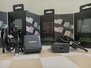 Oraimo 20w Powercube Charger + C-to-C/C-to-Lightning Cable
