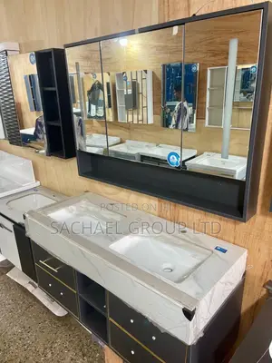 Double Sink Vanity Cabinet