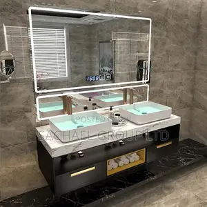 Elegant Marble Double Basin