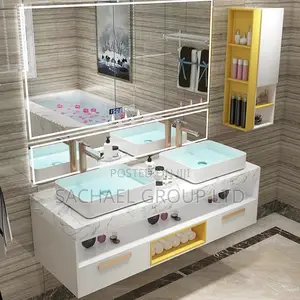 Elegant Marble Double Basin