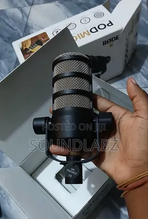 Rode Podmic Cardioid Dynamic Broadcast Microphone, Black