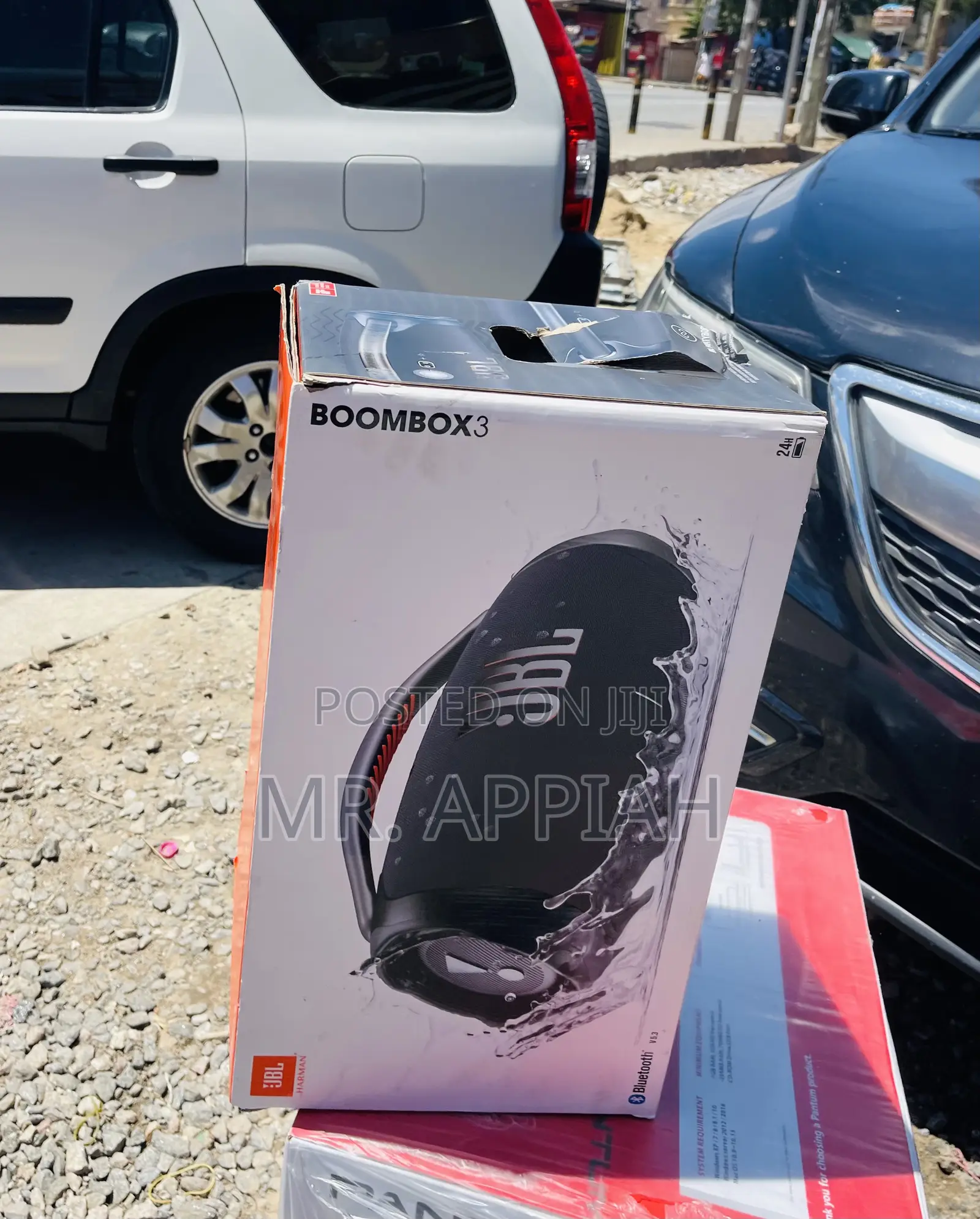 Fine JBL Boombox 3 Portable Speaker With Massive Sound.