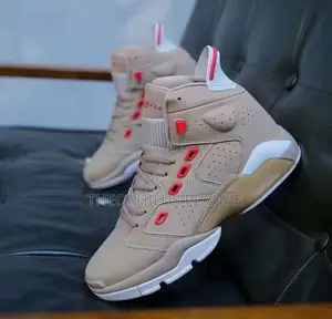 Jordan 6 White,Blue and Brown Sneaker
