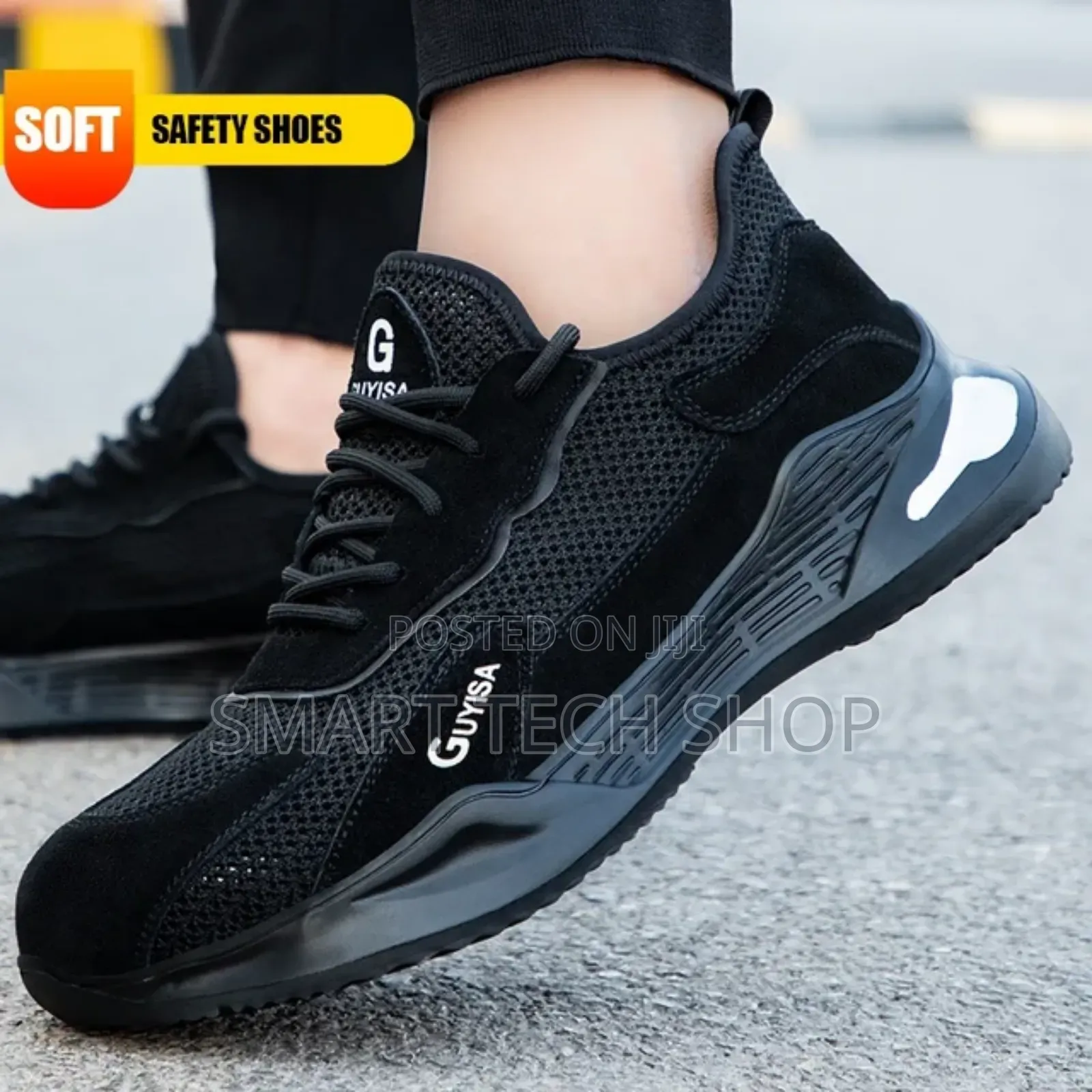 Guyisa Trendy Safety Shoes With Swagg