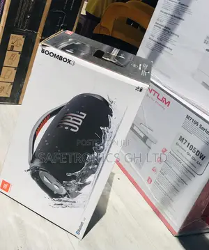 Original New Black JBL Boombox 3 Speaker 