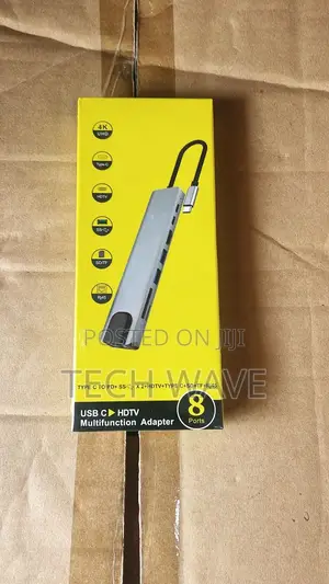 Usb Type C 8 In 1 Hub Adapter
