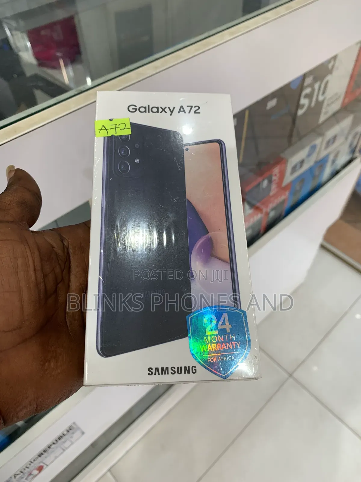 New Samsung Galaxy A72 128 GB Purple
