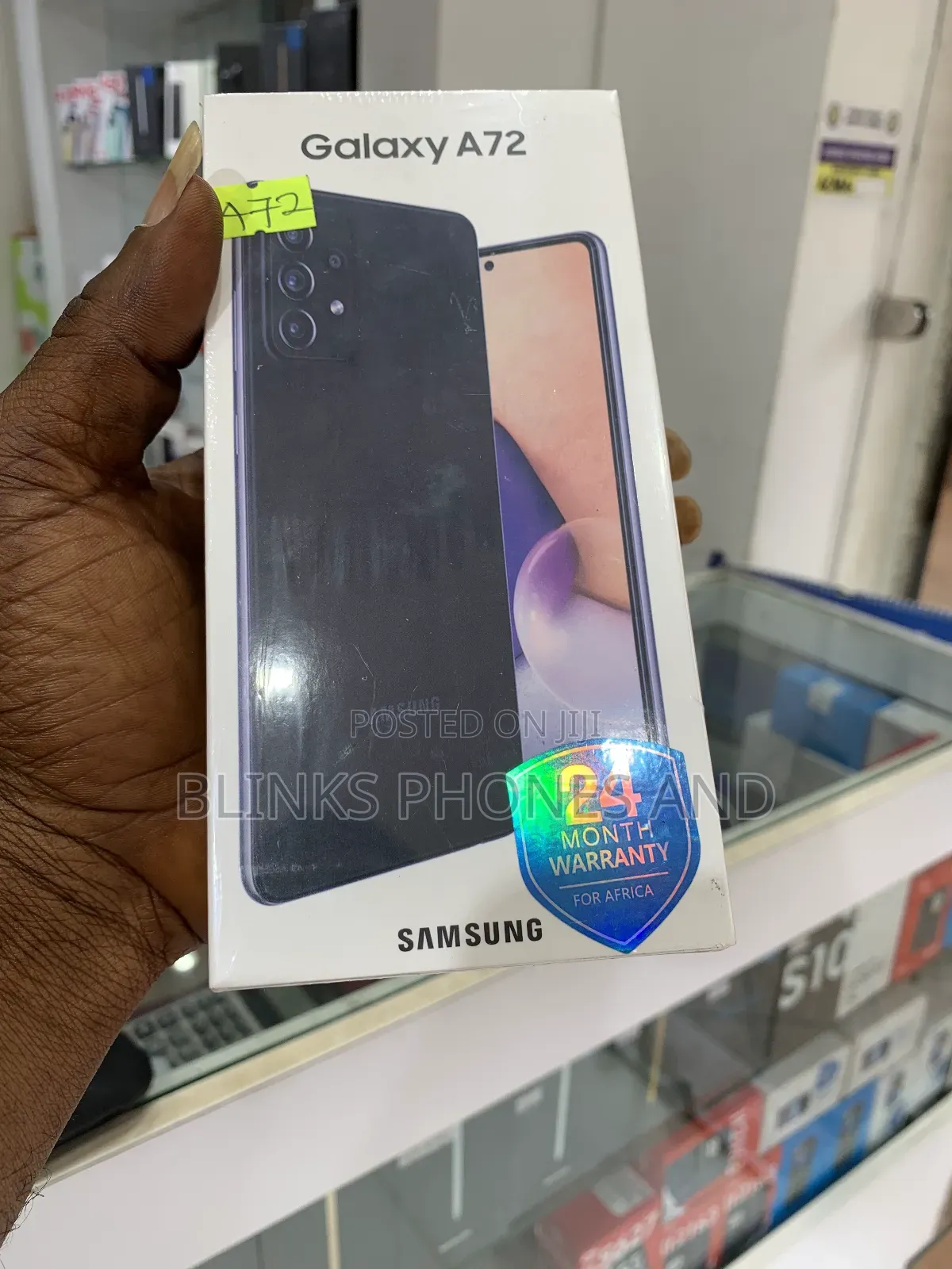 New Samsung Galaxy A72 128 GB Purple