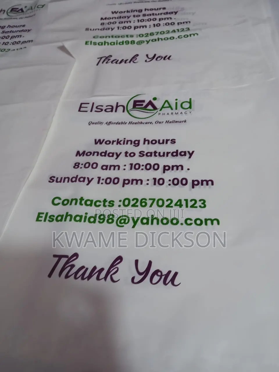 Customized Rubber Bags Printing