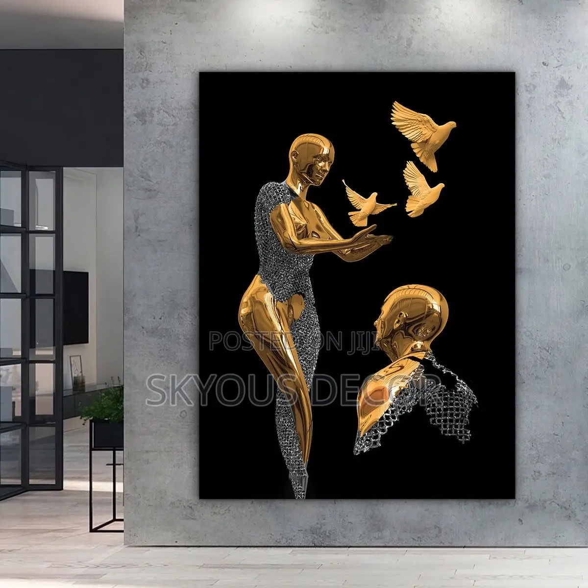 Size 55 by 85cm Wall Canvas