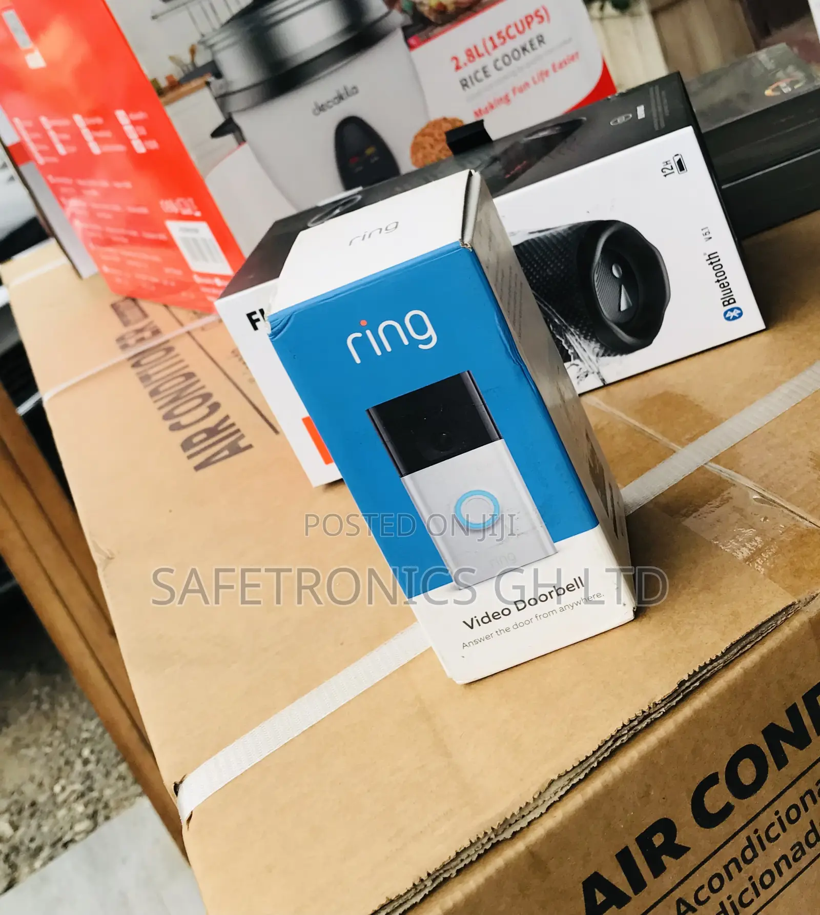 New Authentic Ring Door Bell Security Camera White 