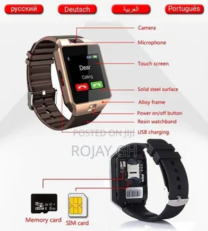 Dzo9 Sports Smartwatch - Gold