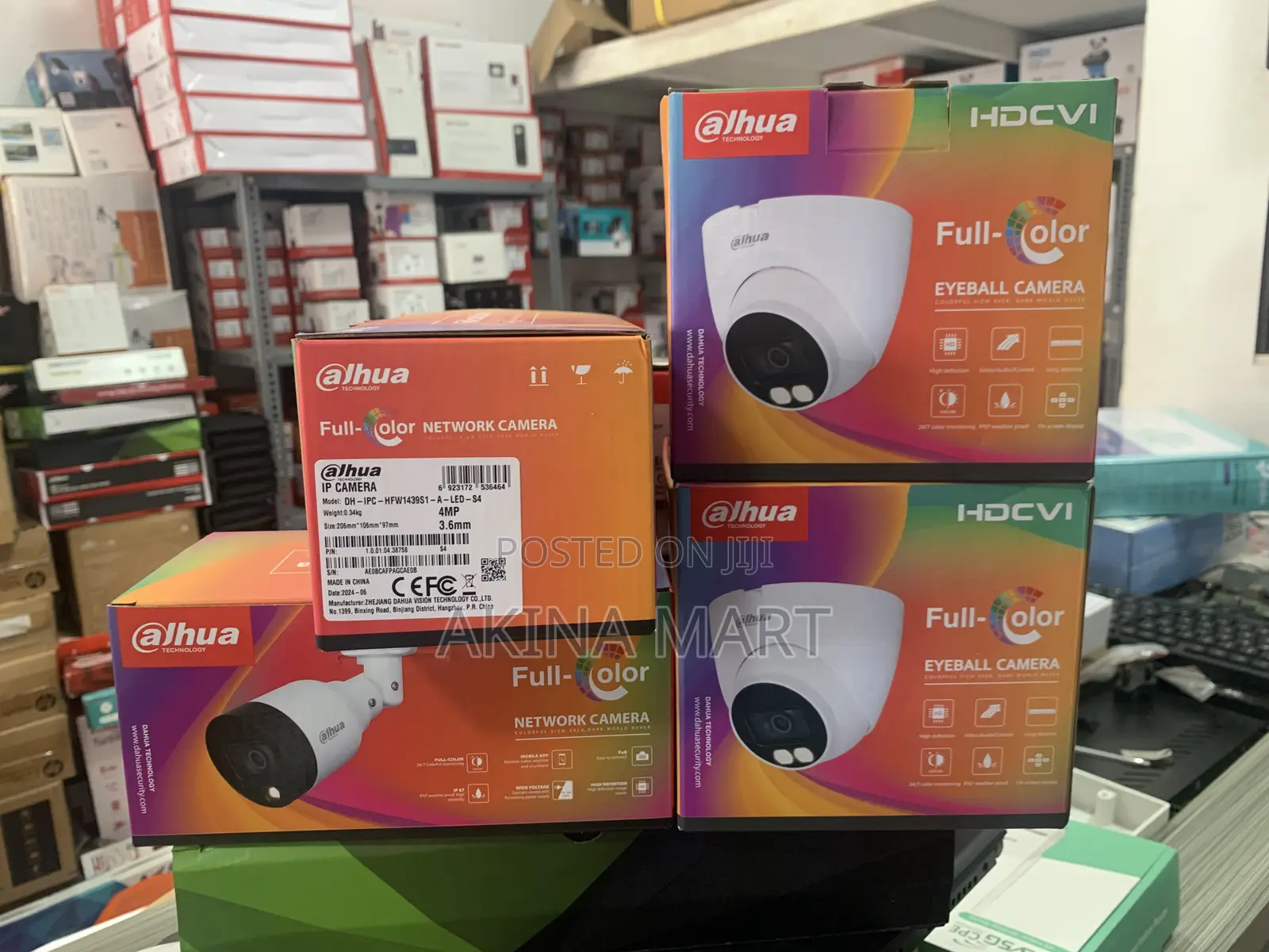Dahua 4mp Ip Full Color Camera Dh-Ipc-Hfw1439s1-A