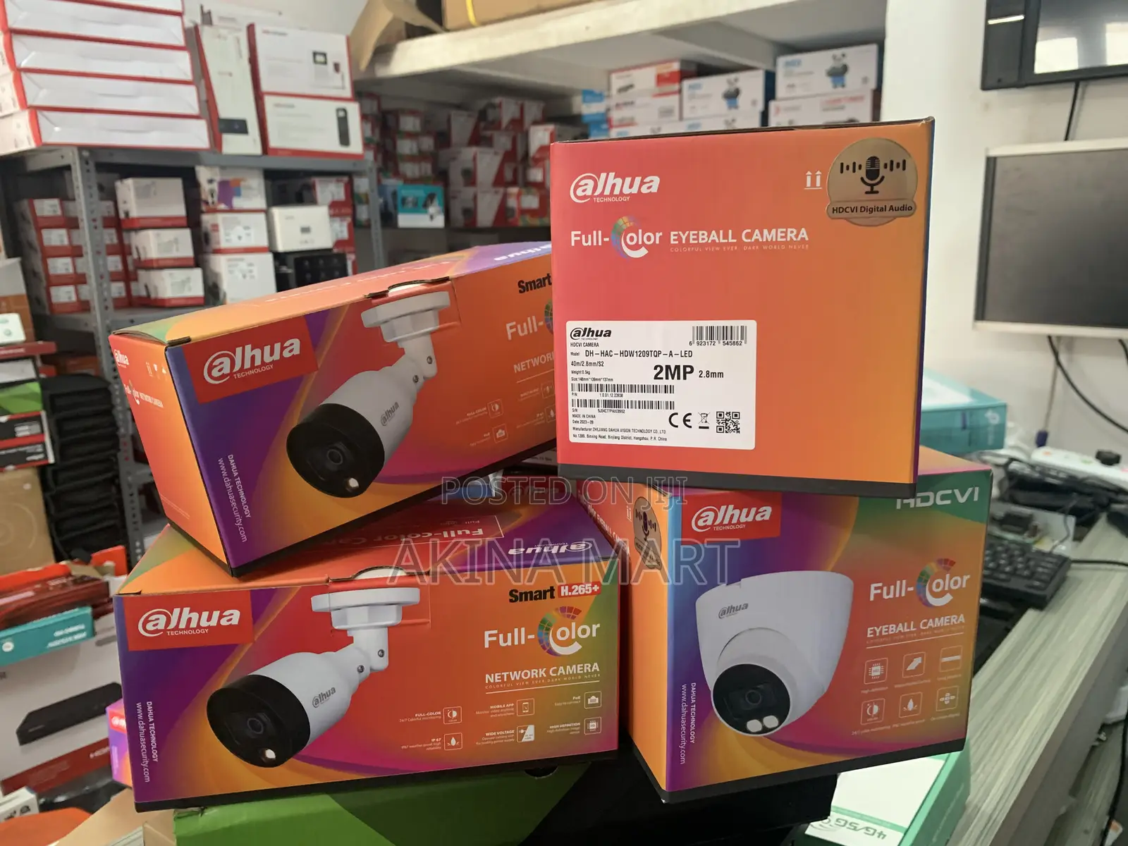 Dahua 2mp Zip Full Color Network Camera DH-IPC-HDW1239T1-LED