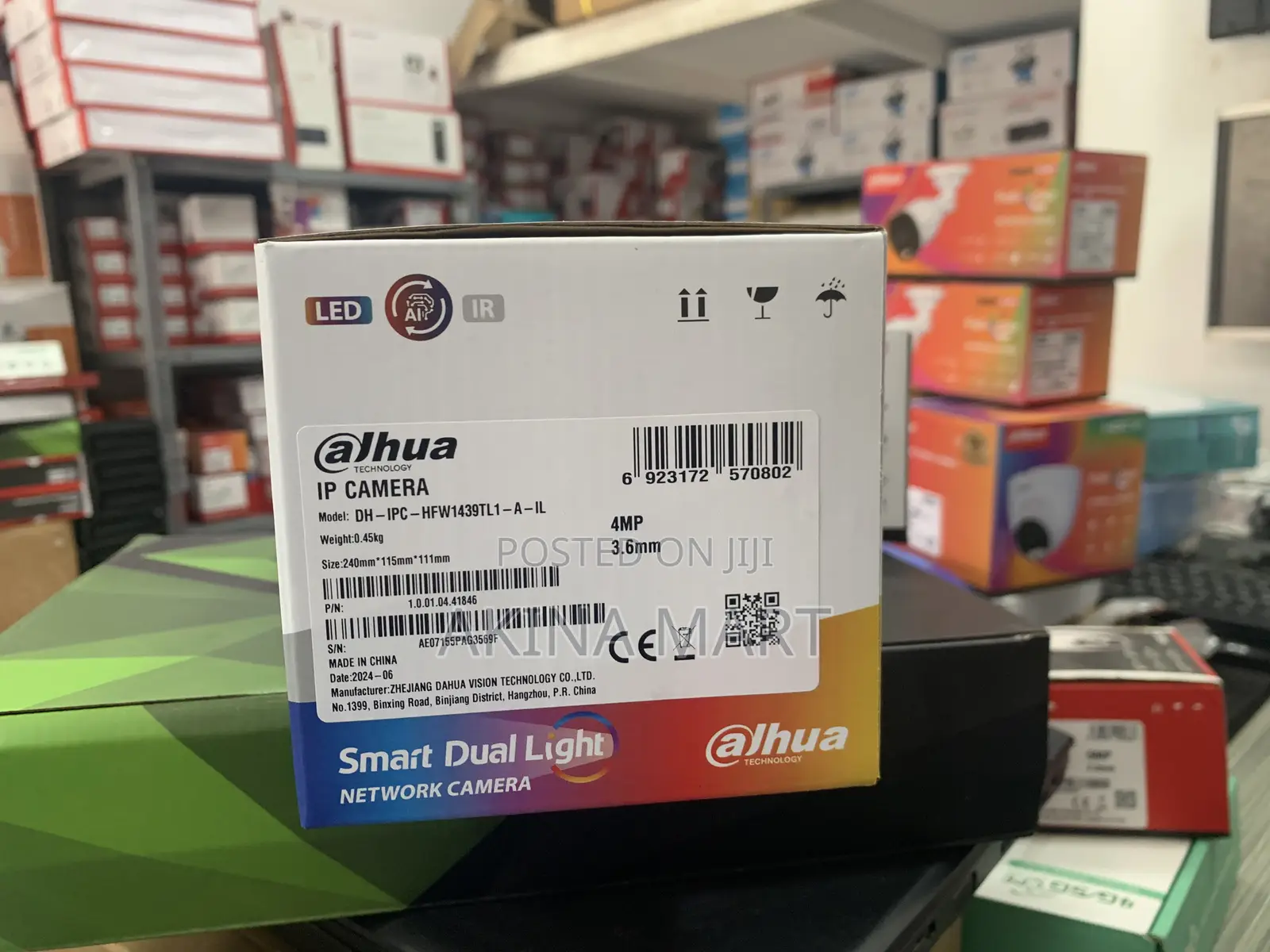 Dahua 4mp Ip Smart Light IR Network Camera H.265+
