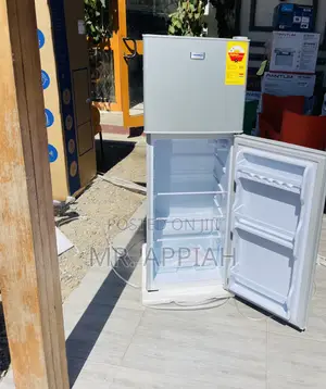 Nasco 158l Double Door Electric Fridge(Silver).