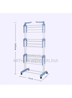 3-Layer Foldable Portable Clothes Drying Rack (