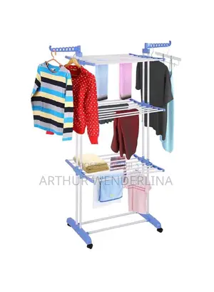 3-Layer Foldable Portable Clothes Drying Rack (