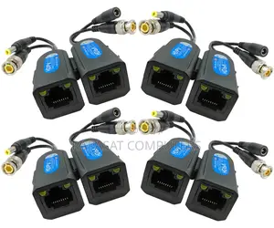 8MP BNC to RJ45 Passive Video Balun With Power
