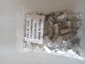 Cat6 Rj45 FTP Shielded Connectors Pass Through (100pcs)