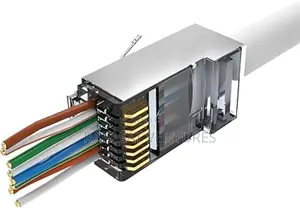 Cat6 Rj45 FTP Shielded Connectors Pass Through (100pcs)
