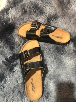 Men Leather/ Birkenstock Slippers