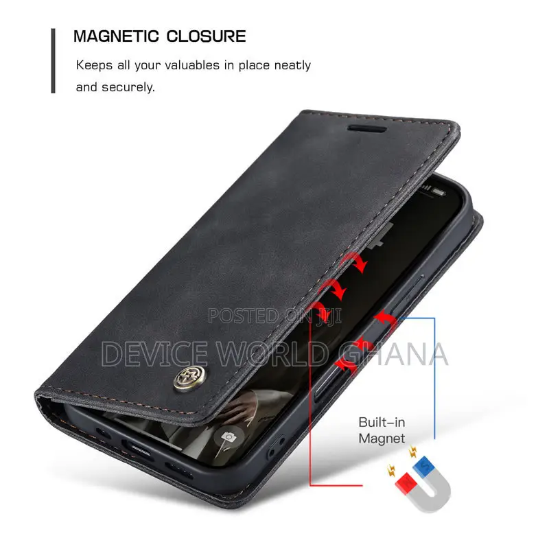 Caseme Leather Flip Case for iPhone 16promax 16pro 16