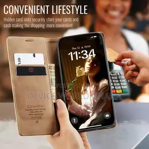 Caseme Leather Flip Case for iPhone 16promax 16pro 16
