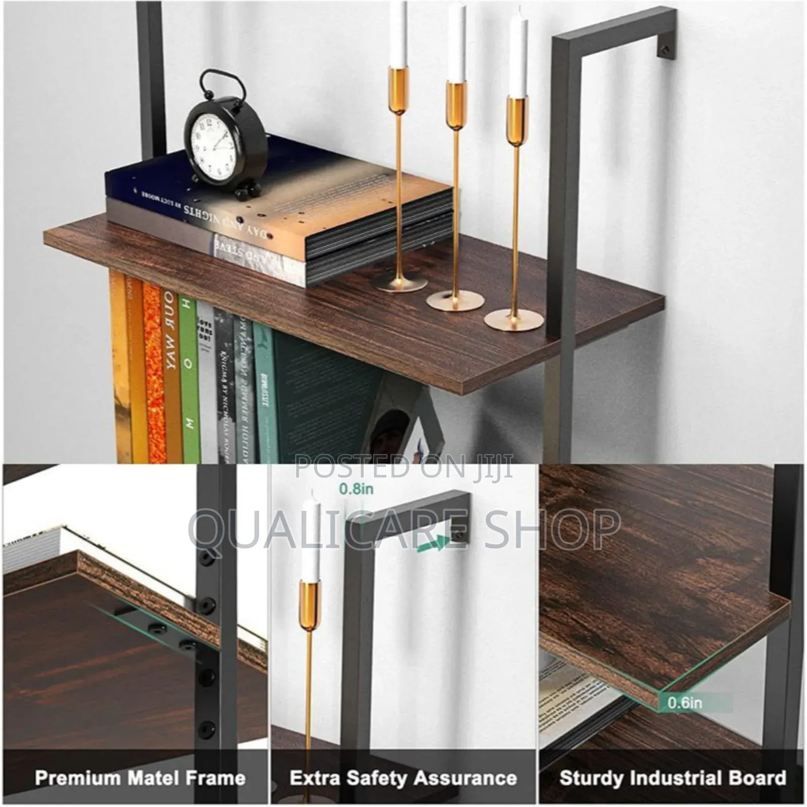 5 Tier Multifunctional Wall Mounted Shelf