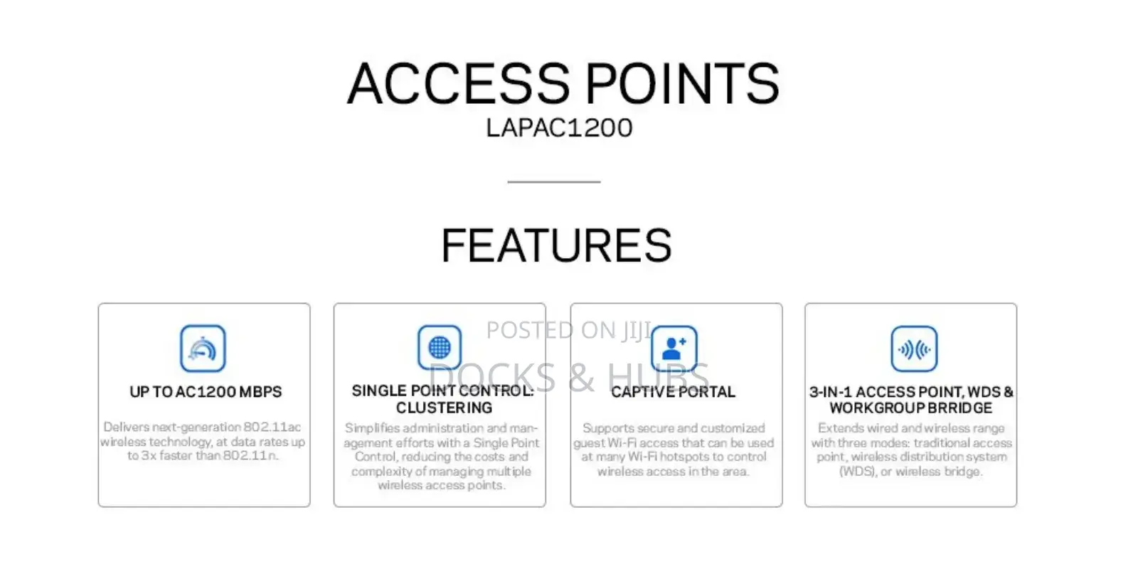 Linksys Lapac1200 Ac1200 Dual Band Wireless Access Point