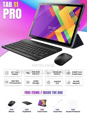 New Oteeto Tab 11 Pro 512 GB Black