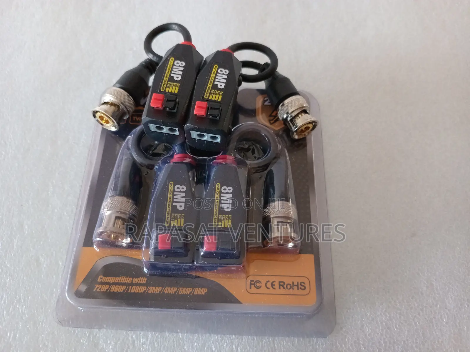 Split Joint 8MP Video Balun