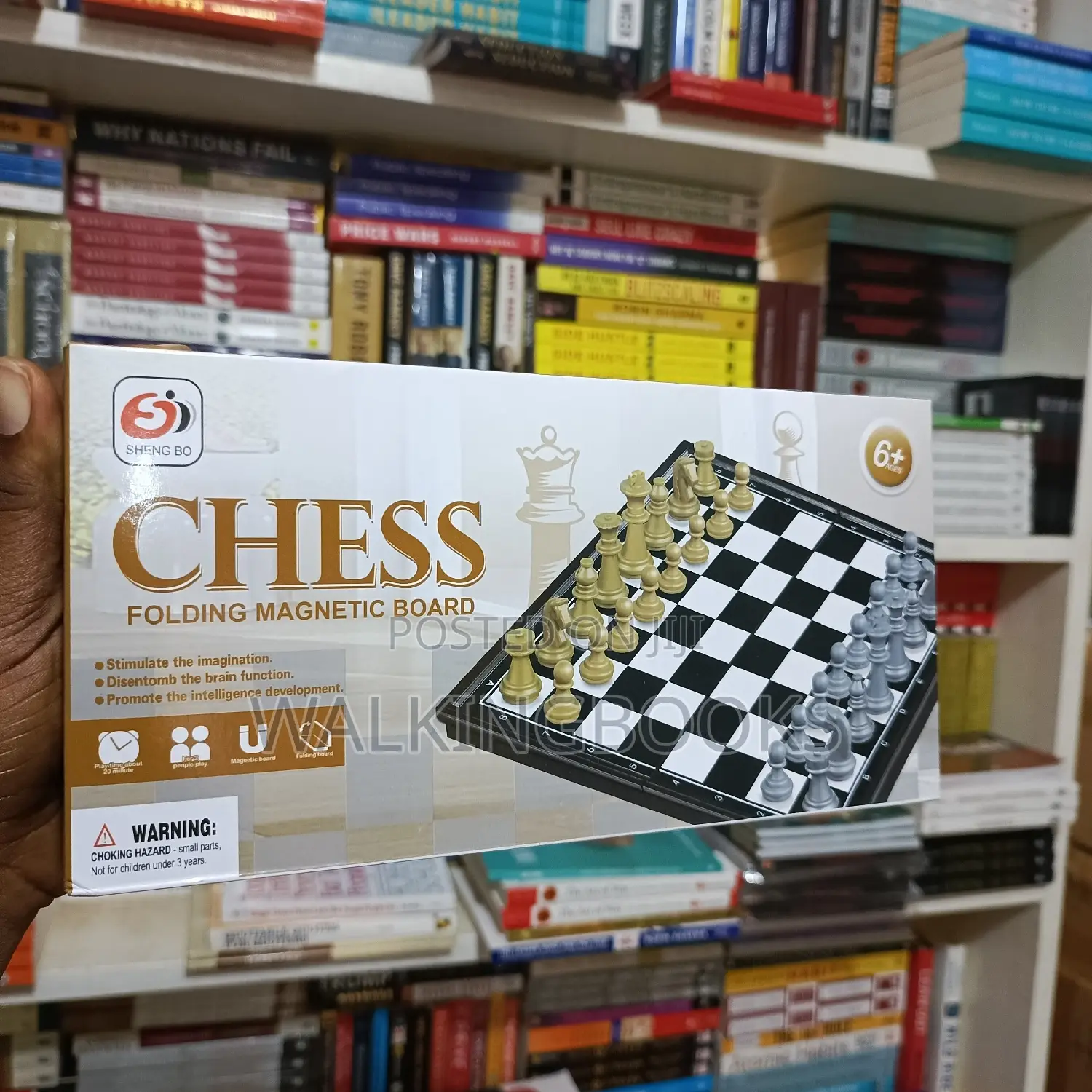 Chess ; Folding Magnetic Board