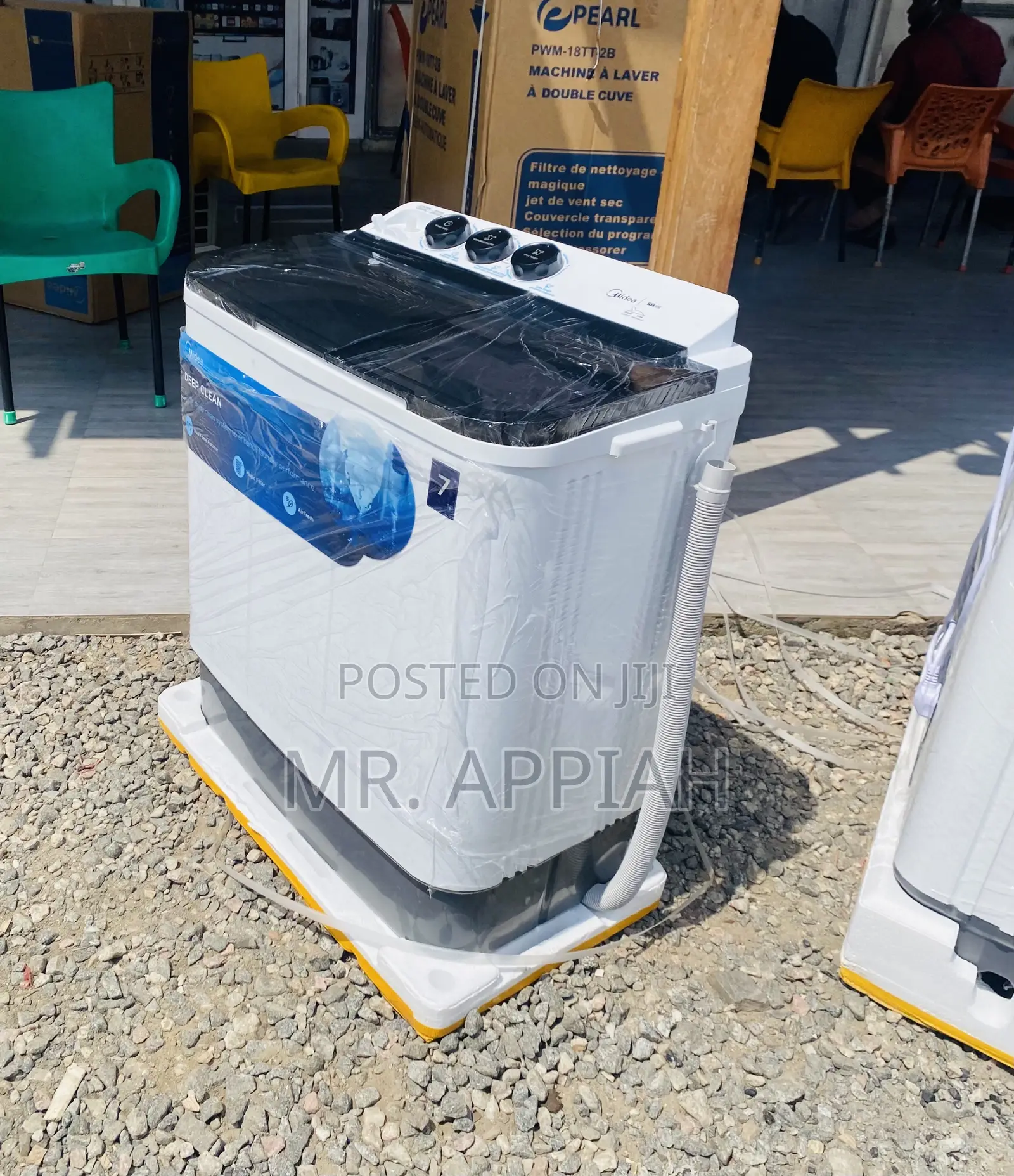Order Authentic Midea 7kg Semi-Auto Washing Machine(White)