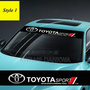 3D Car Model Logo Decorative Windscreen Top Cover