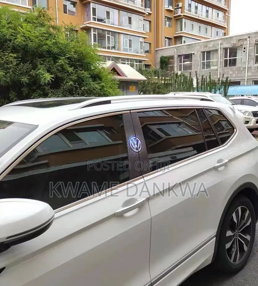 2 PCS Car Door Pillar/ Center Sticker With Car Model Logo