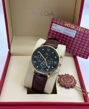 Omega Quality Men Leather Watches
