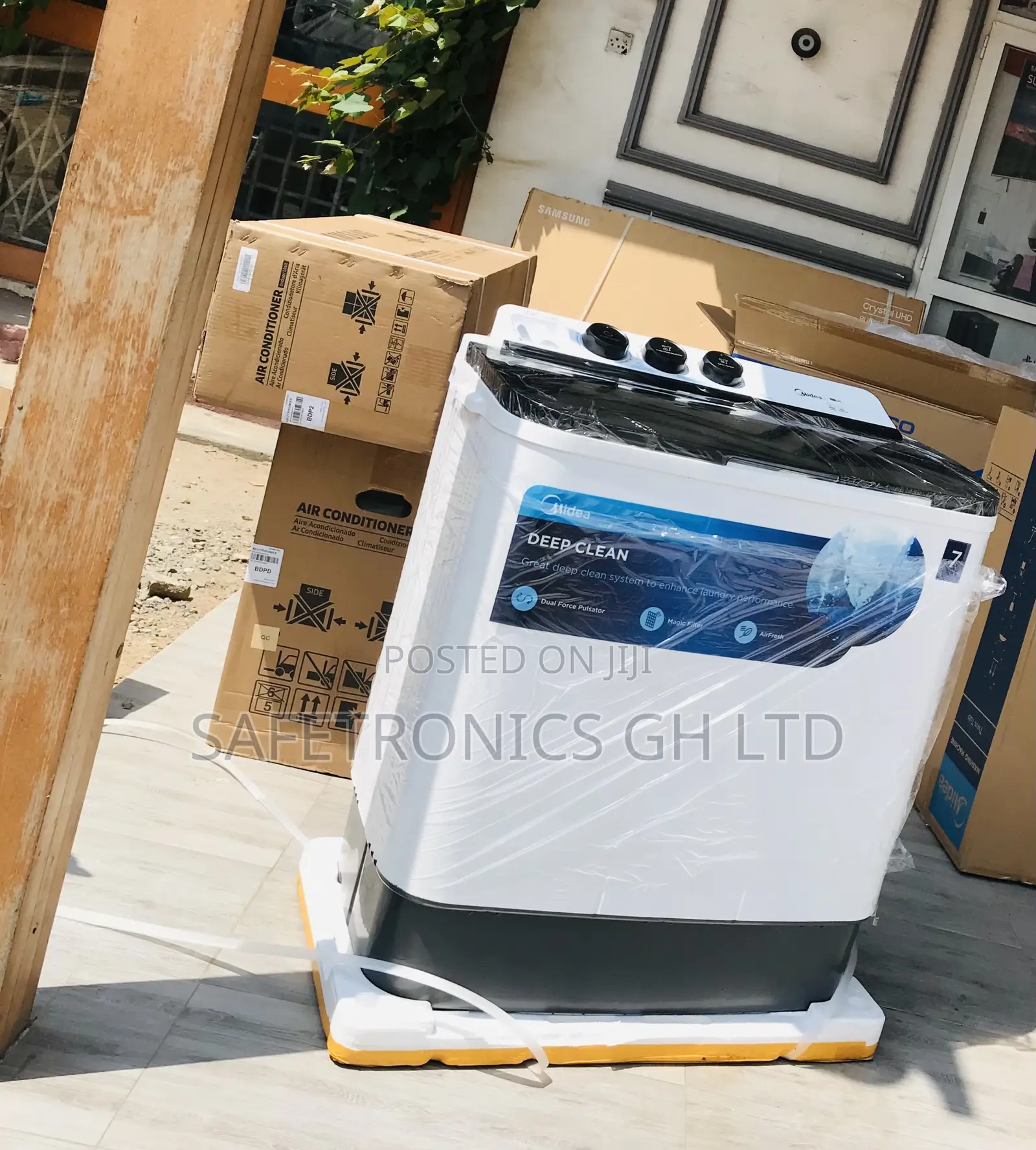 Get New Topload Semi Auto 7kg Midea Washingmachine