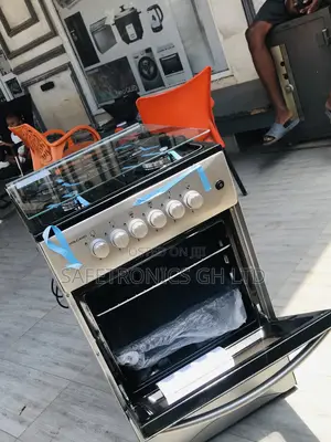Durable New 4 Gas Cooker Volcano 50by50 Gray
